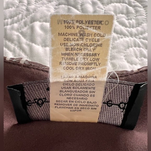 Elegant brown/white sleeveless dress by Connected apparel in size 8 - Picture 4 of 6